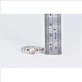 Sterling Silver Pandora Sweet Dreams Quartz Bubble Ring, Size 7