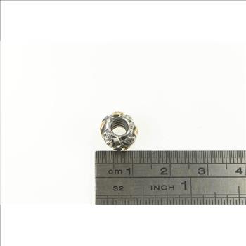 Sterling Silver Pandora Tree of Life Retired Two Tone Slide Charm/Pendant