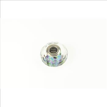 Sterling Silver Pandora Tropical Sea Glass Murano Designer Charm/Pendant