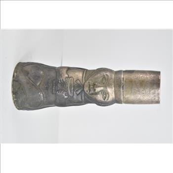 Sterling Silver Peruvian Motif Hand Made Martini Shaker