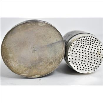 Sterling Silver Peruvian Motif Hand Made Martini Shaker