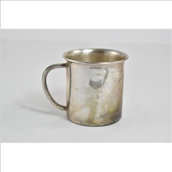 Sterling Silver Poole Sterling Mother Goose Baby Cup Mug