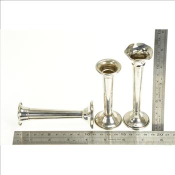 Sterling Silver Premier B&M Sterling Weighted Candle Stick Set Fine Silver