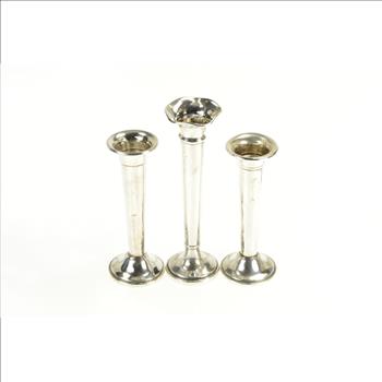 Sterling Silver Premier B&M Sterling Weighted Candle Stick Set Fine Silver