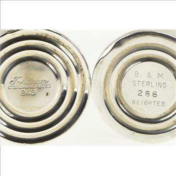 Sterling Silver Premier B&M Sterling Weighted Candle Stick Set Fine Silver