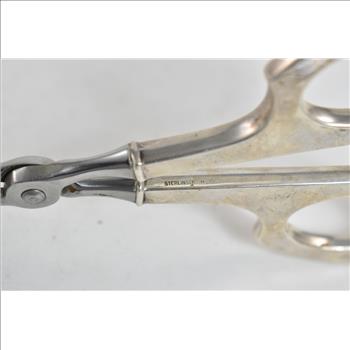 Sterling Silver R Blackinton & Co Sterling Asparagus Serving Tongs