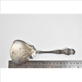 Sterling Silver R Wallace & Sons Irian Pattern Pastry Serving Spoon