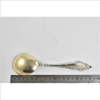 Sterling Silver Reed & Barton Les Six Fleurs Serving Spoon