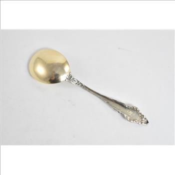 Sterling Silver Reed & Barton Les Six Fleurs Serving Spoon