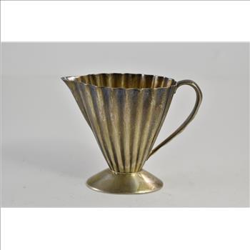 Sterling Silver Reed & Barton Scalloped Tea Set Creamer