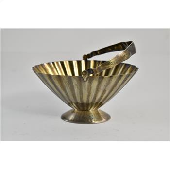 Sterling Silver Reed & Barton Scalloped Tea Set Sugar Bowl