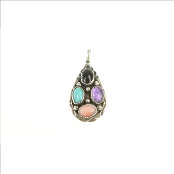 Sterling Silver Richard Begay Navajo Native American Pendant