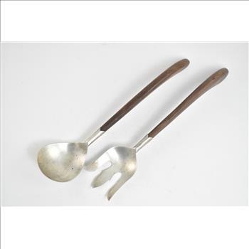 Sterling Silver R.J. Salad Serving Fork & Spoon Set (2 pcs)