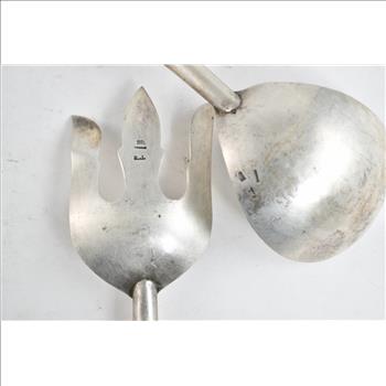Sterling Silver R.J. Salad Serving Fork & Spoon Set (2 pcs)