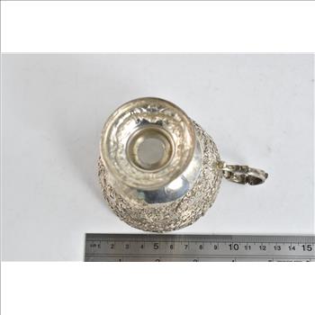 Sterling Silver Robert Anstead Demitasse Cup Holder Set (10 pcs)