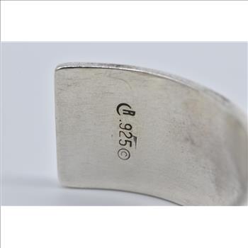 Sterling Silver Roderick & Marilyn Tenorio Kewa Fetish Bear Bracelet 6.75