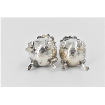 Sterling Silver Sanborns Mexico Ornate Hand Made Salt Pepper Shaker