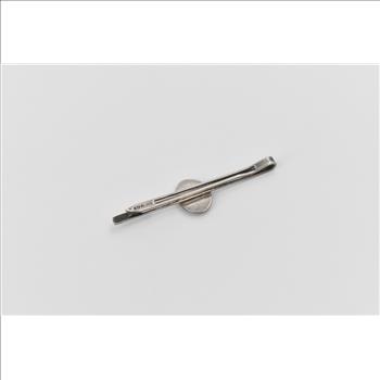 Sterling Silver Siamese Dancer Oval Enamel Vintage Thai Tie Bar