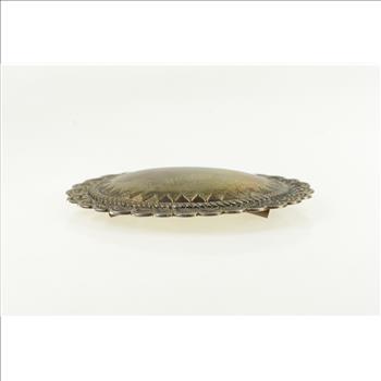 Sterling Silver Southwestern Ornate Stamped Belt Loop