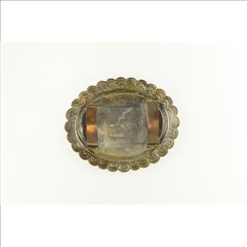 Sterling Silver Southwestern Ornate Stamped Belt Loop