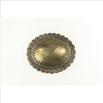 Sterling Silver Southwestern Ornate Stamped Belt Loop