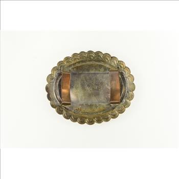 Sterling Silver Southwestern Ornate Stamped Belt Loop