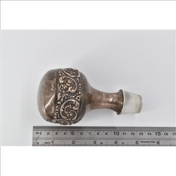 Sterling Silver Sterling Crystal Decanter Stopper