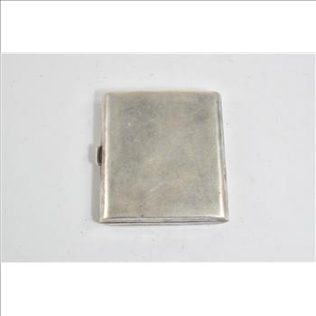 Sterling Silver Thomae Mid Century Vintage Cigarette Case