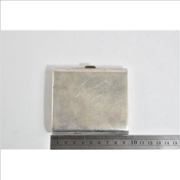 Sterling Silver Thomae Mid Century Vintage Cigarette Case