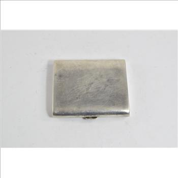 Sterling Silver Thomae Mid Century Vintage Cigarette Case