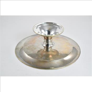 Sterling Silver Tiffany & Co B S A Monogram Pedestal Cake Stand
