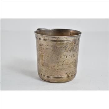 Sterling Silver Tiffany & Co Baby Cup Mug Monogram