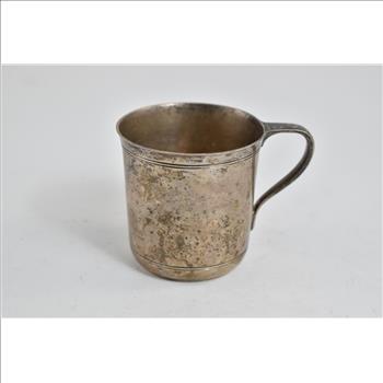 Sterling Silver Tiffany & Co Baby Cup Mug Monogram