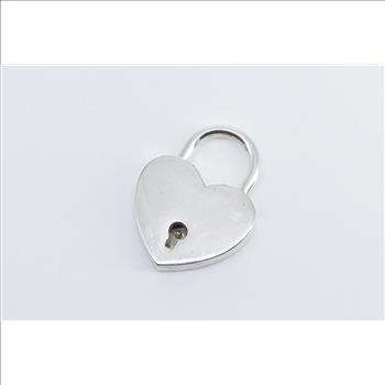 Sterling Silver Tiffany & Co Elsa Peretti Heart Locket Pendant