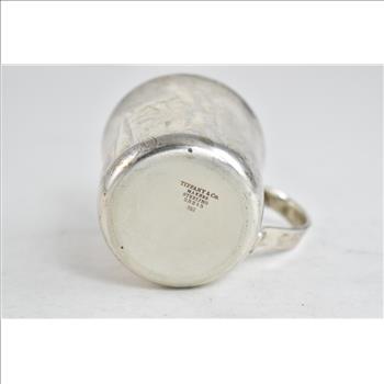 Sterling Silver Tiffany & Co Engraved Baby Cup Mug