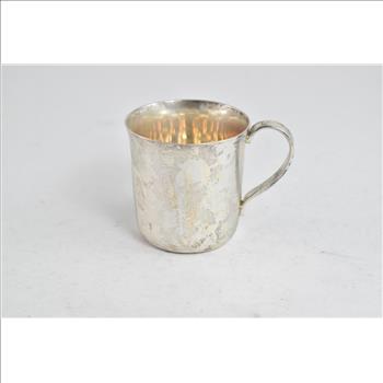Sterling Silver Tiffany & Co Engraved Baby Cup Mug