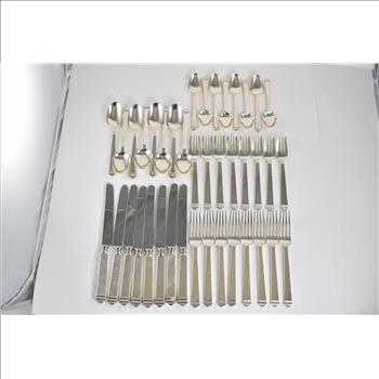 Sterling Silver Tiffany & Co Hampton Five Piece Place Setting (8 sets)