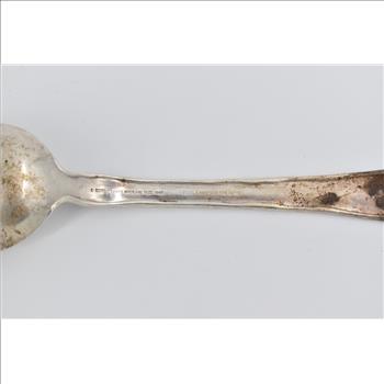 Sterling Silver Tiffany & Co Lap Over Edge Large Serving Spoon 8.25