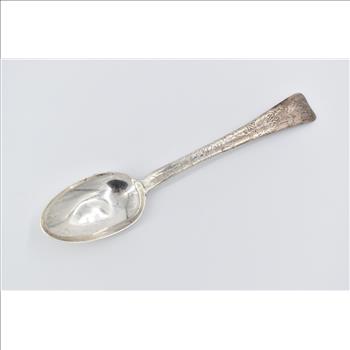 Sterling Silver Tiffany & Co Lap Over Edge Large Serving Spoon 8.25