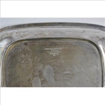 Sterling Silver Tiffany & Co Large 2x Serving Bowl Tray Set