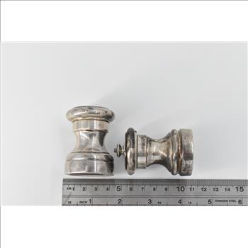 Sterling Silver Tiffany & Co Mid Century Salt Shaker Pepper Mill (2 pcs)