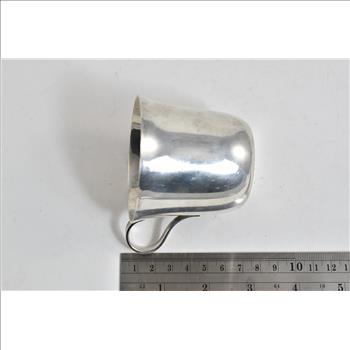 Sterling Silver Tiffany & Co Monogram Baby Cup Mug