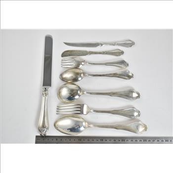 Sterling Silver Tiffany & Co Rare Whittier Pattern Partial Set (80 pcs)