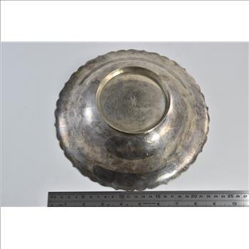 Sterling Silver Tiffany & Co Scalloped Bowl 83398 Vintage