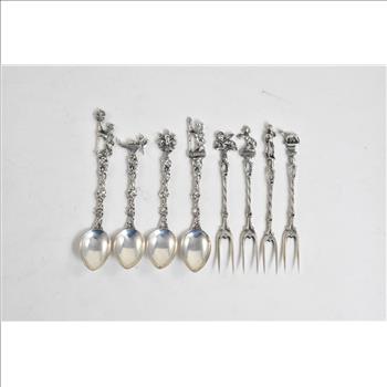 Sterling Silver Tiffany & Co. Windham Butter Spreader Set (6 pcs)