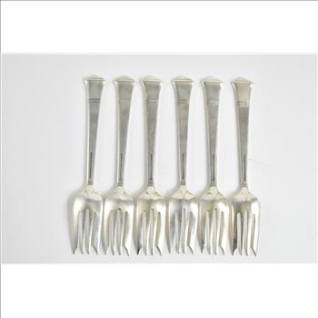 Sterling Silver Tiffany & Co Windham Dessert Fork Set (6 pcs)