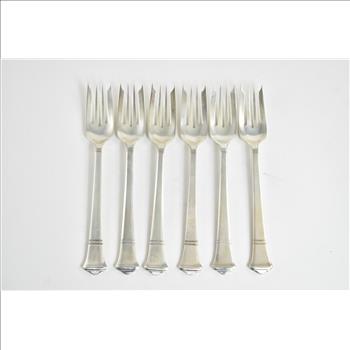 Sterling Silver Tiffany & Co Windham Dessert Fork Set (6 pcs)