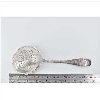 Sterling Silver Towle Pomona Pattern Pierced Serving Vegetable Server