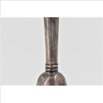 Sterling Silver Tuttle Silversmiths Vintage Onslow Rare Dinner Bell