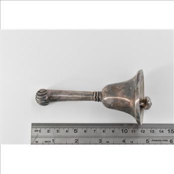 Sterling Silver Tuttle Silversmiths Vintage Onslow Rare Dinner Bell